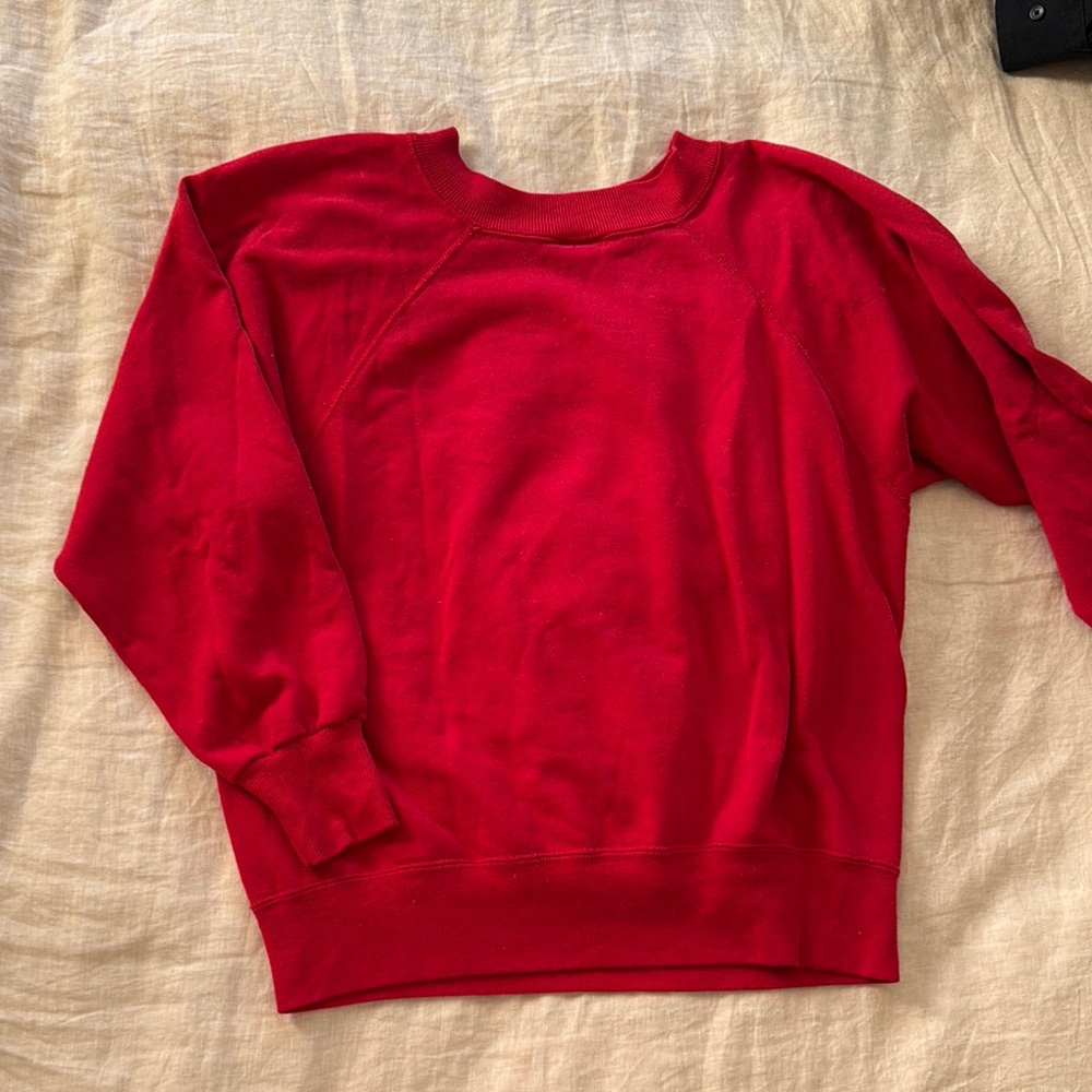 Vintage San Francisco 49ers Red Crew Neck Sweatshirt - Picture 4 of 4